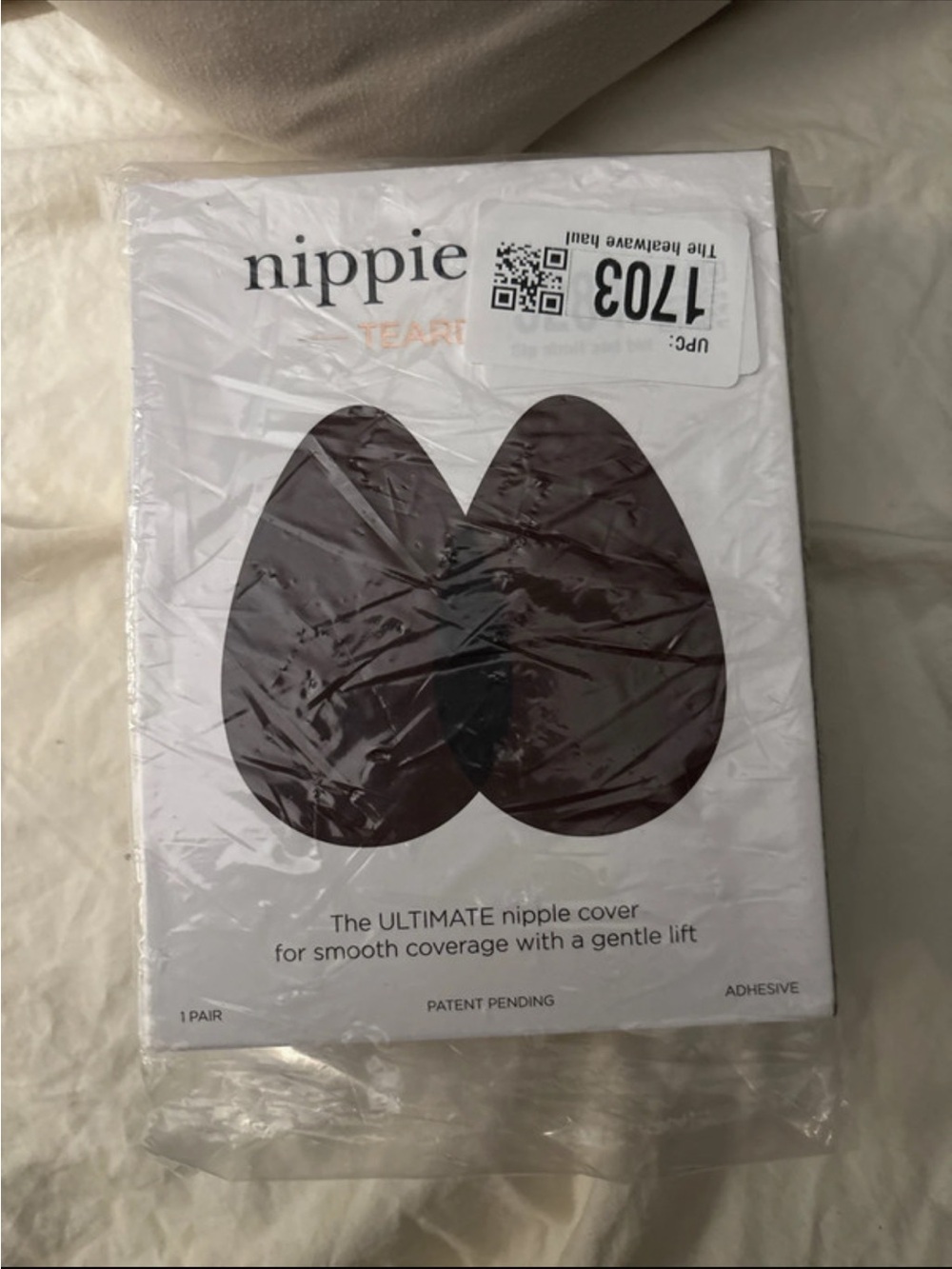 Nippie Teardrop Adhesive Nipple Covers — Brown
